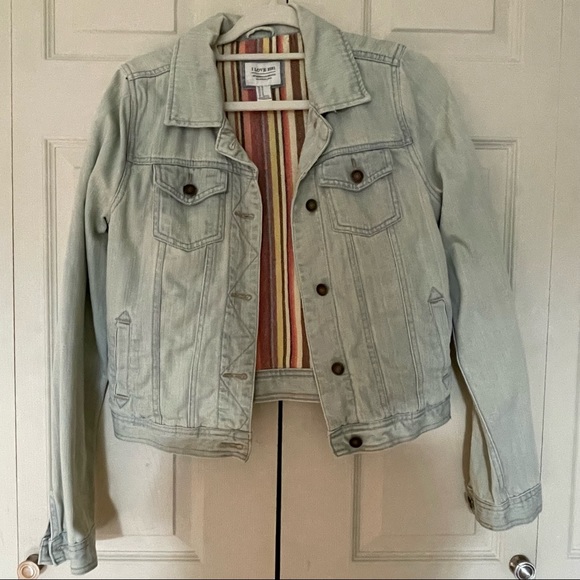 I LOVE H81 LOS ANGELES lined denim jacket, size M - Picture 4 of 9